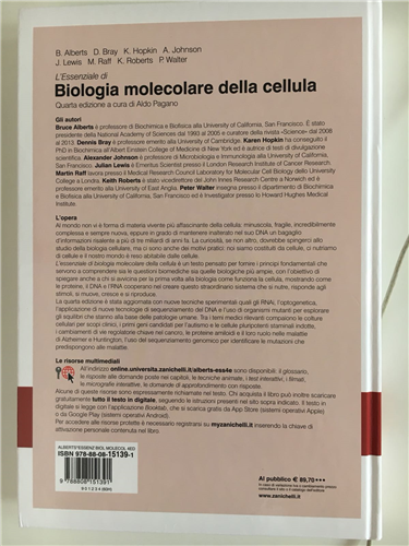 Trova Libro L Essenziale Di Biologia Molecolare Della Cellula