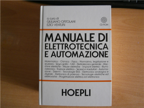 Trova-libro: MANUALE DI ELETTROTECNICA E AUTOMAZIONE